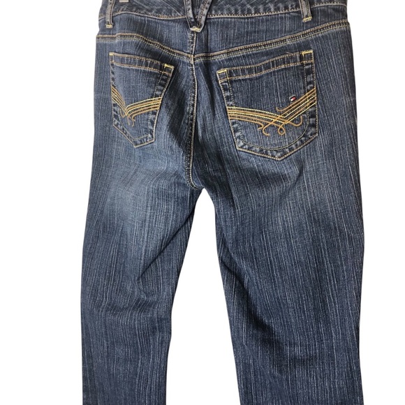 Tommy Hilfiger Hope Boot Classic Blue Women Jeans Sz 6 Casual Retro Streetwear - Picture 6 of 8